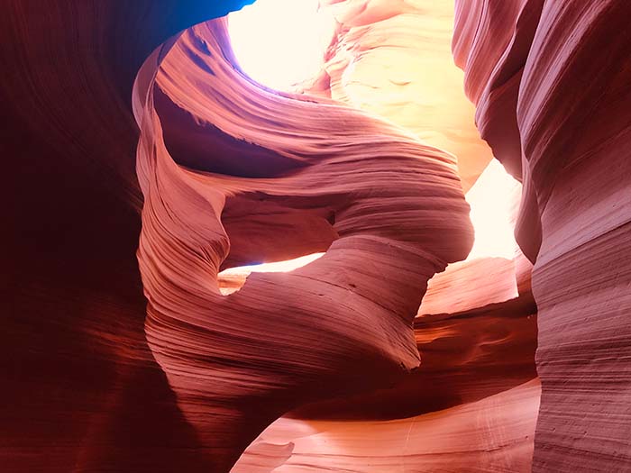 Antelope Canyon vrouw