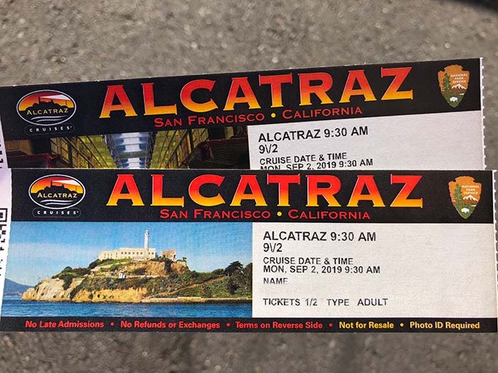 Alcatraz tickets